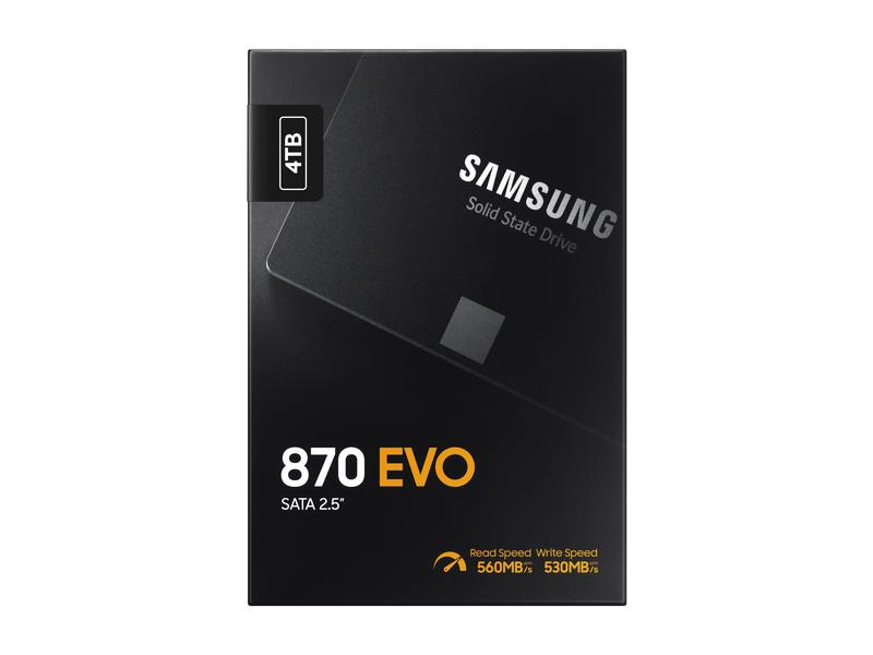 SAMSUNG MEMORY SSD 870 Evo Series 4TB MZ-77E4T0B/EU SATA III 2.5 V-NAND Basic