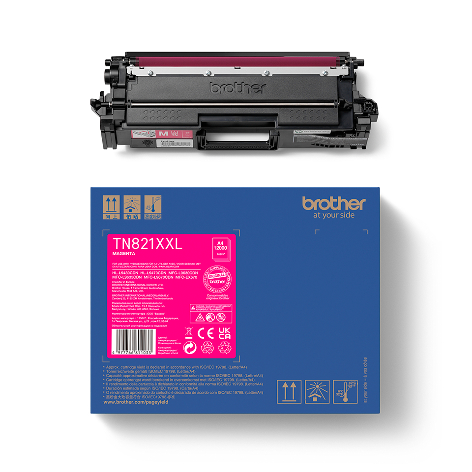 Brother Toner TN-821XXLM magenta 12000 Seiten HLL9430 70CDN 70CDNT 70CDNTT