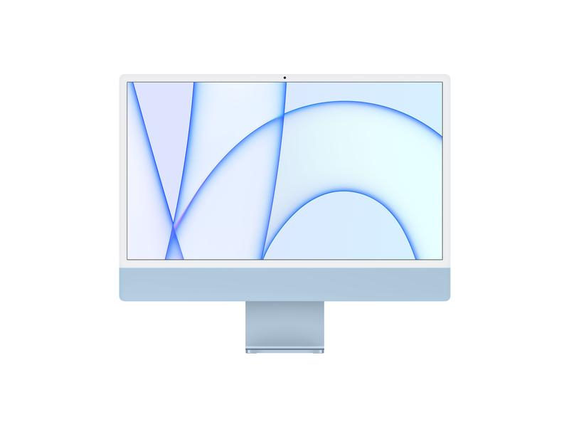 iMac 24-inch with Retina 4.5K display: Apple M1 chip with 8core CPU and 8core GPU, 512GB - Blue