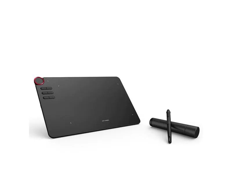 XP-PEN Stifttablet Deco 03, Aktive Arbeitsfläche: 256.32 mm x 144.18, Anzahl Druckstufen: 8192 ×, Detailfarbe: Schwarz, Schnittstellen: USB Typ A, USB Typ C, Display vorhanden: Nein, Kabellos: Ja