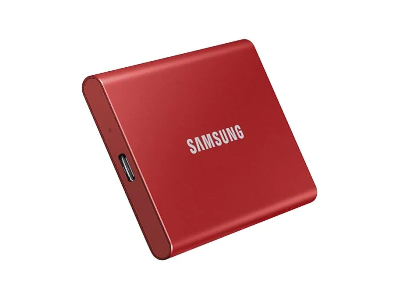 SAMSUNG MEMORY SSD Portable T7 500GB MU-PC500R/WW USB 3.1 Gen. 2 Metallic Red