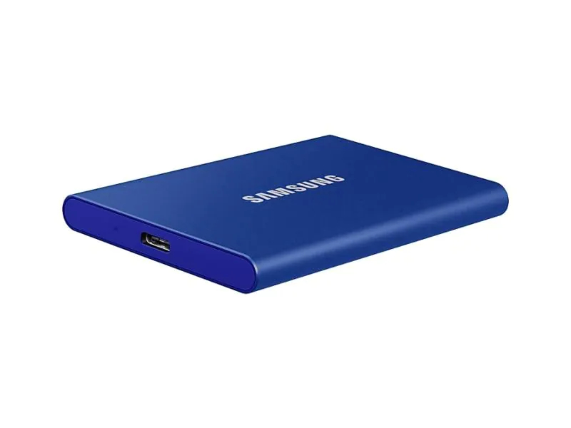 SAMSUNG MEMORY SSD Portable T7 2TB MU-PC2T0H/WW USB 3.1 Gen. 2 Indigo Blue