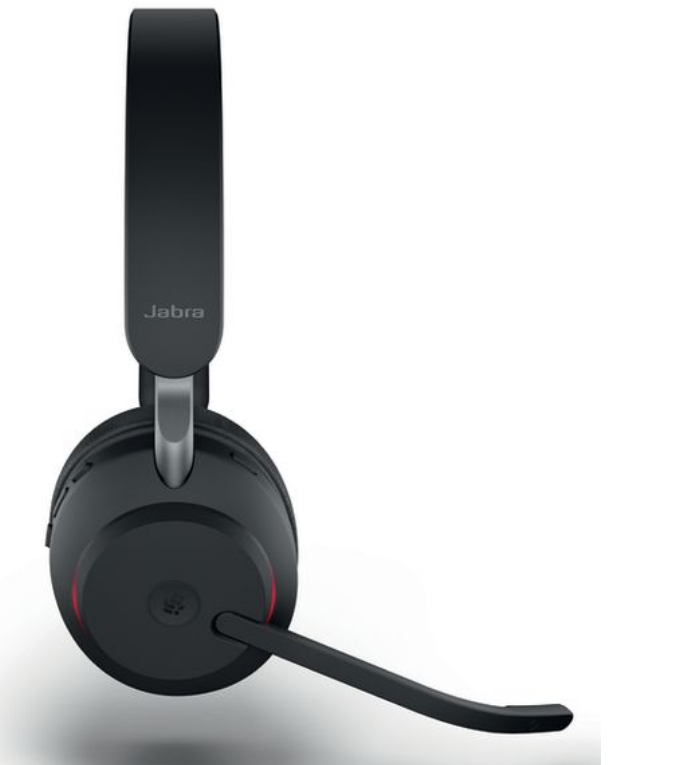 Jabra Headset Evolve2 65 Duo MS Schwarz, USB-A, Ausstattung Mikrofon: Noise Cancelling, Trageweise: Duo, Skype for Business, Verbindung zum Endgerät: Bluetooth; USB, Tragestil: Überkopfbügel, Trageform: On-Ear, Geeignet für: Büro; Home Office; Mobile