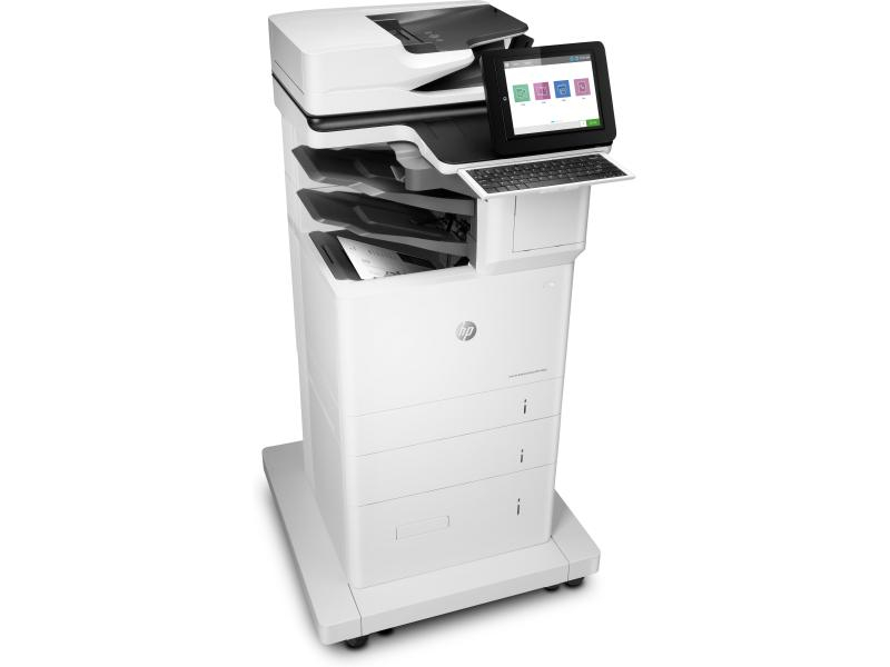 Hewlett-Packard HP LaserJet Enterprise Flow MFP M636z, Schwarzweiss Laser Drucker, A4, 71 Seiten pro Minute, Drucken, Scannen, Kopieren, Fax, Duplex und WLAN