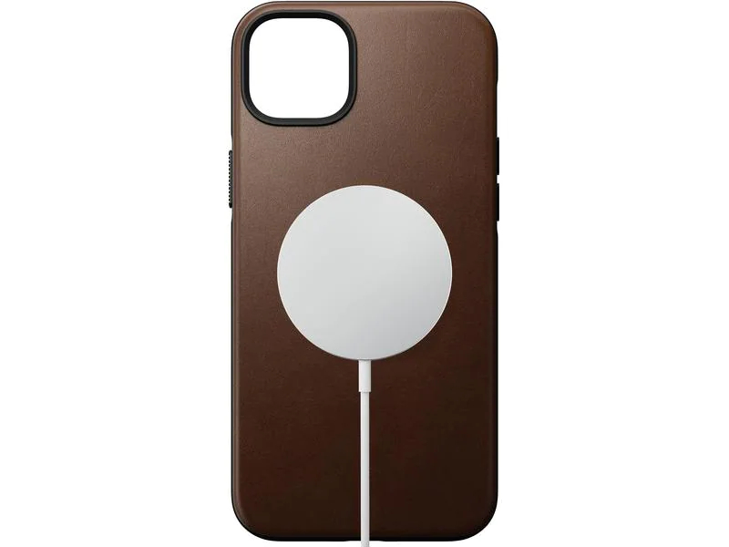 Nomad Back Cover Modern Leather iPhone 14 Plus Braun