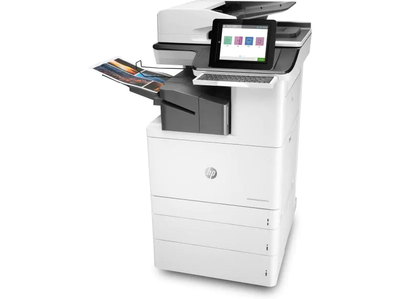 Hewlett-Packard HP LaserJet Enterprise Flow M776zs, Farblaser Drucker, A3, 46 Seiten pro Minute, Drucken, Scannen, Kopieren, Duplex und WLAN