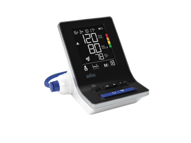 Braun Blutdruckmessgerät ExactFit 3, Messpunkt: Oberarm, App kompatibel