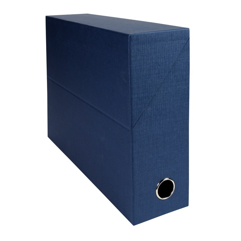 EXACOMPTA Archivbox, Karton, Rückenbreite 90 mm, dunkelblau