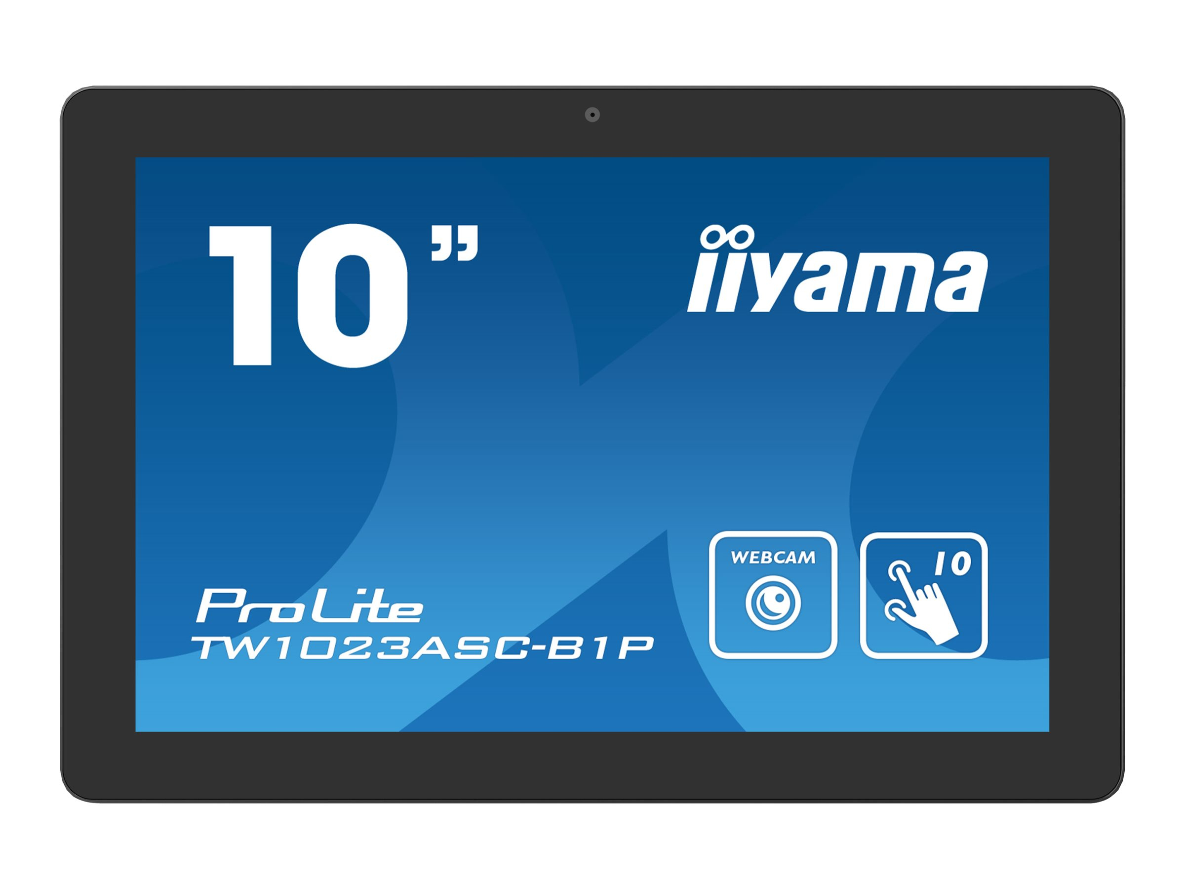 Iiyama TW1023ASC-B1P, 10.1 Zoll LED, 1280 x 800 Pixel Full HD, 16:10, HDMI USB, Schwarz/Matte