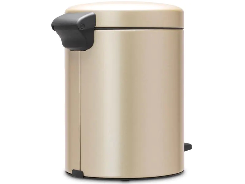 Brabantia Kosmetikeimer NewIcon 5 l, Champagner, Fassungsvermögen: 5 l, Höhe: 291 mm, Anzahl Behälter: 1, Material: Stahl, Form: Rund, Farbe: Champagner