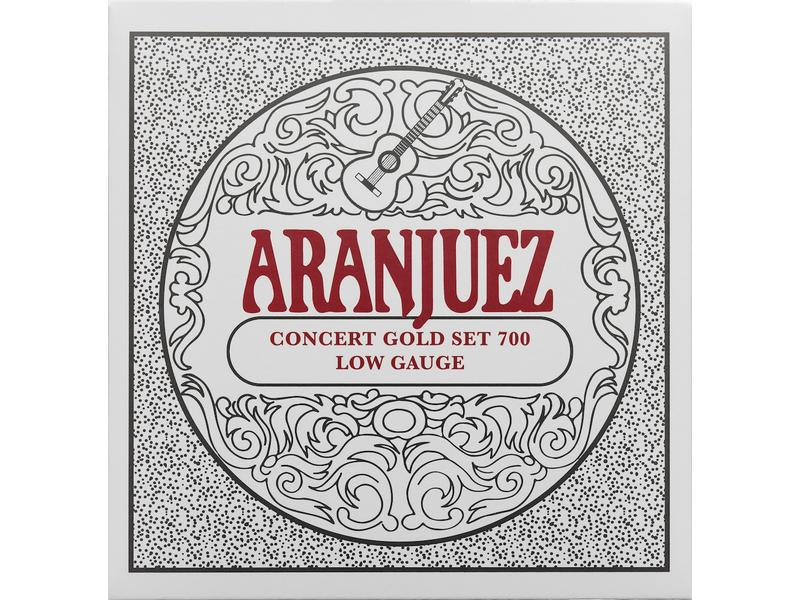 Aranjuez Gitarrensaiten Concert Gold 700 ? Low Gauge, Zu Instrument: Konzertgitarre, Packungsgrösse: Satz