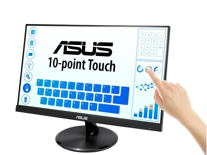 ASUS VT229H, 21.5 Zoll LED, 1920 x 1080 Pixel Full HD, 16:9, HDMI USB, Schwarz