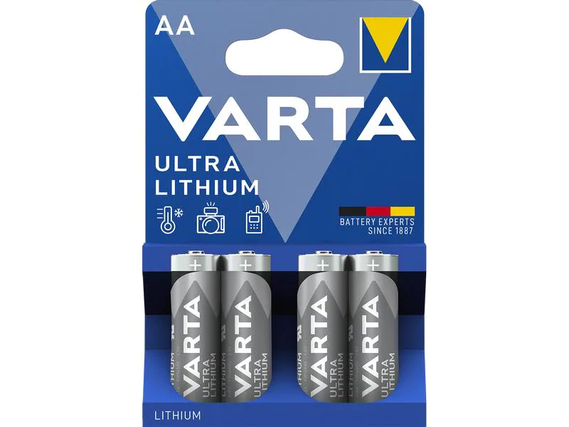 Varta Batterie AA Ultra Lithium 4 Stück
