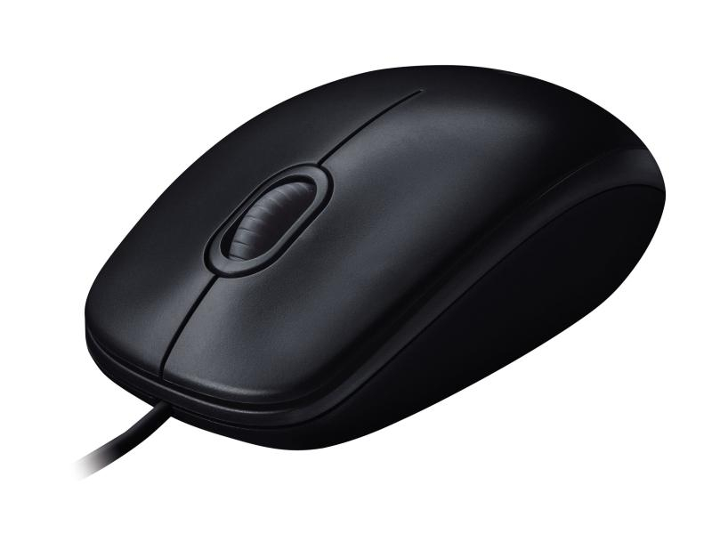 Logitech Optische Maus M100 Grey USB, kabelgebunden