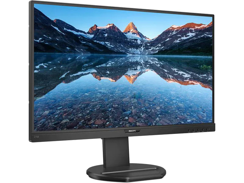 27" IPS Monitor, 2560x1440, 75Hz, Displayport, HDMI, USB-C, 4x USB 3.2, Speaker, Pivot, 4ms, 150mm höhenverstellbar