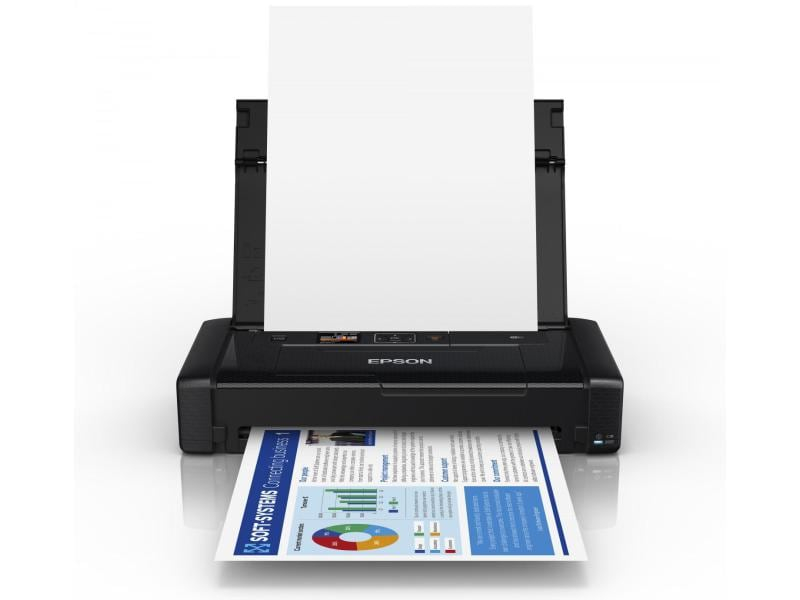 Epson Mobiler Drucker Workforce WF-110W, Farbe Tintenstrahl Drucker, A4, 7 Seiten pro Minute, Drucken, und WLAN