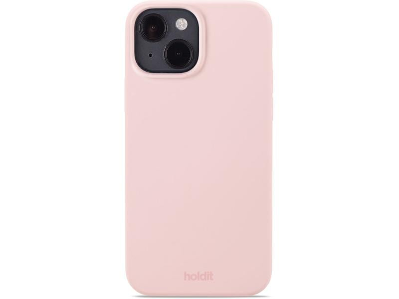 Holdit Back Cover Silicone iPhone 14 Rosa, Fallsicher: Nein, Kompatible Hersteller: Apple, Detailfarbe: Rosa, Mobiltelefon Kompatibilität: iPhone 14, Material: Silikon, Bewusste Eigenschaften: Keine Eigenschaft