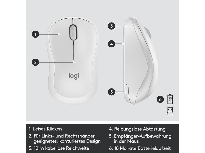 MK295 SILENT WIRELESS COMBO OFF WHITE - CH - CENTRAL         SG  NMS SG WRLS