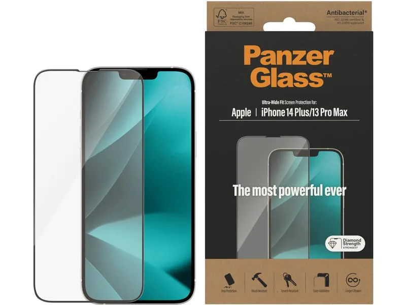 Panzerglass Displayschutz Ultra Wide Fit iPhone 14 Plus