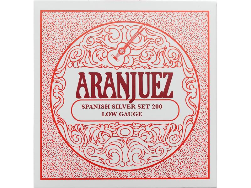Aranjuez Gitarrensaiten Spanish Silver 200 ? Low Gauge, Zu Instrument: Konzertgitarre, Packungsgrösse: Satz