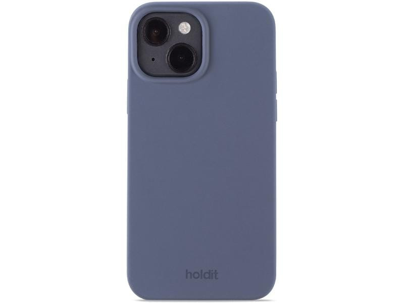 Holdit Back Cover Silicone iPhone 14 Blau, Fallsicher: Nein, Kompatible Hersteller: Apple, Detailfarbe: Blau, Mobiltelefon Kompatibilität: iPhone 14, Material: Silikon, Bewusste Eigenschaften: Keine Eigenschaft