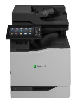 Lexmark CX825de, Farblaser Drucker, A4, 52 Seiten pro Minute, Drucken, Scannen, Kopieren, Fax, Duplex