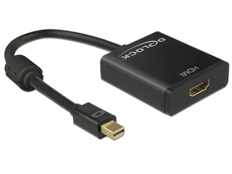 DeLock Konverter Mini-DisplayPort - HDMI, Typ: Konverter, Videoanschluss Seite A: Mini-DisplayPort, Videoanschluss Seite B: HDMI