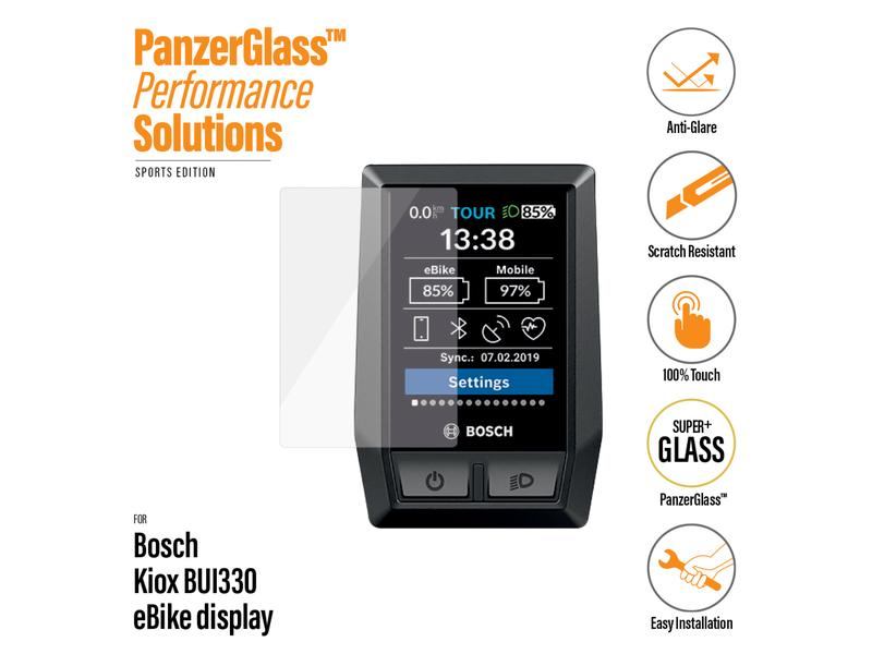 Panzerglass Displayschutz Anti-Glare für Bosch Intuvia BUI 330, Zubehörtyp: Display-Schutzfolie, Farbe: Transparent, Sportart: Radsport