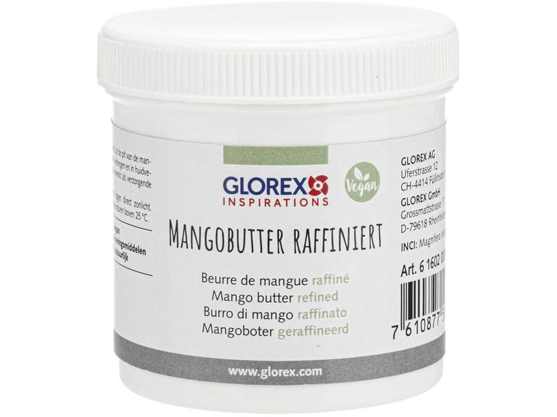 Glorex Naturkosmetik Mangobutter raffiniert 100 g, Detailfarbe: Keine Angabe, Vegane Kosmetik: Ja, Kosmetik Typ: Naturkosmetik