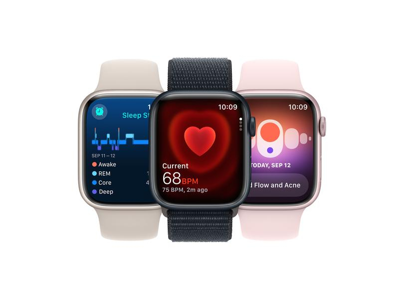 Apple Watch Series 9 45 mm Alu Mitternacht Loop