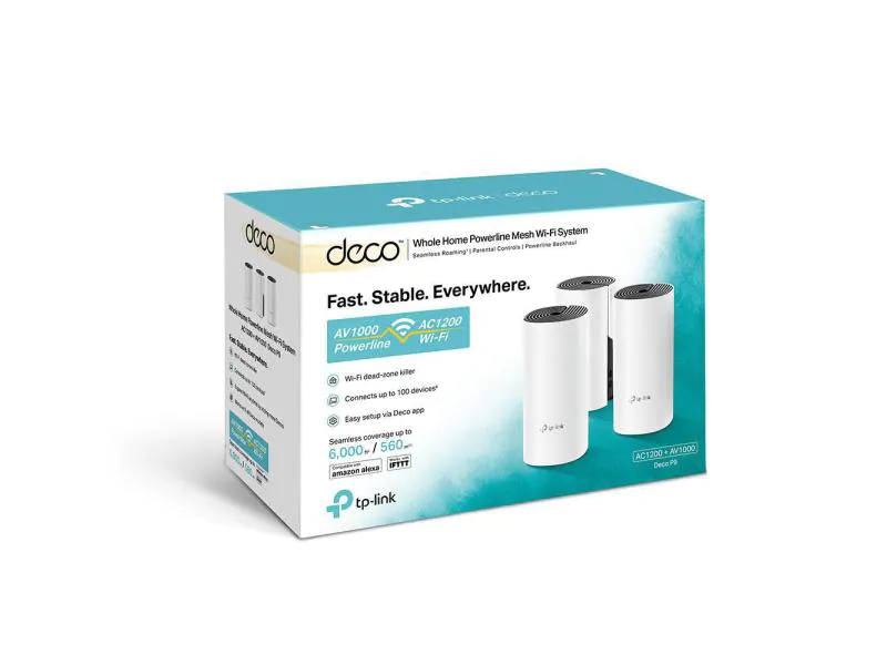 TP-LINK Deco P9(3-pack) AC1200 Deco P9(3-pack) Whole-Home Mesh Wi-Fi System