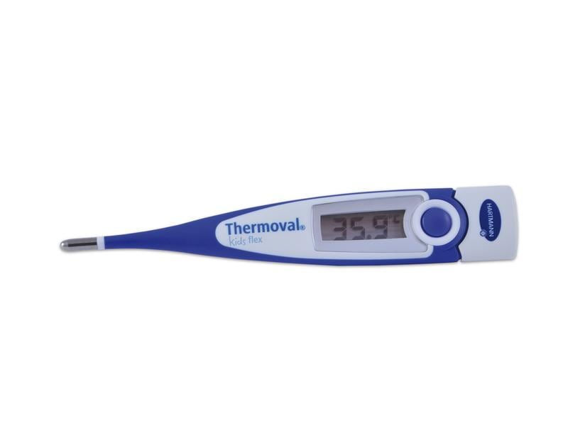 Thermoval Fieberthermometer Kids flex, Anzahl Speicherplätze: 1, Anwender: Babys, Messgenauigkeit: +/- 0.1 °C, Typ: Digitalthermometer, Messpunkt: Mund, Achsel