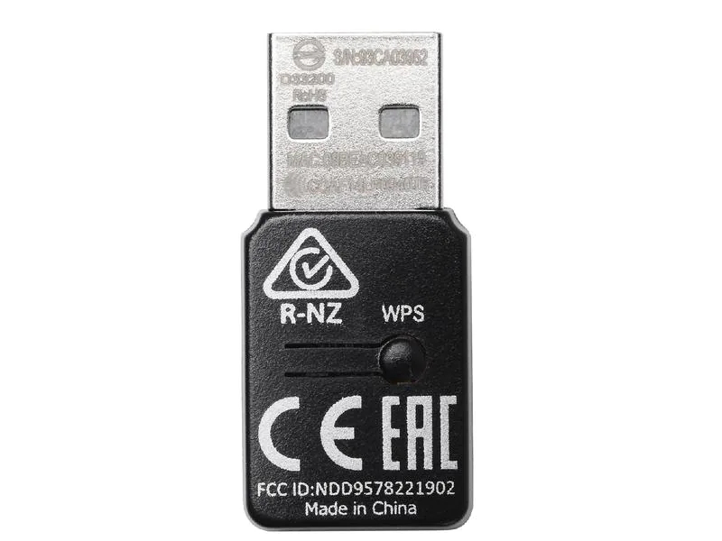 Edimax WLAN-N USB-Stick EW-7722UTN V3, Schnittstelle Hardware: USB 2.0, WLAN Standard: 802.11g (Wi-Fi 3), 802.11b (Wi-Fi 1), 802.11n (Wi-Fi 4), Frequenzband: 2.4 GHz, Formfaktor: Extern, Höhe Slot-Blech: Extern