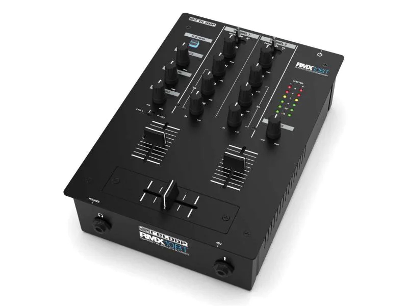 Reloop DJ-Mixer RMX-10 BT, Bauform: Clubmixer, Signalverarbeitung: Analog/Digital, Anzahl Kanäle: 2