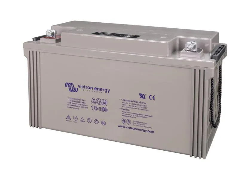 Victron Batterie AGM 12V 130Ah, Batteriekapazität: 130 Ah, Spannung: 12
