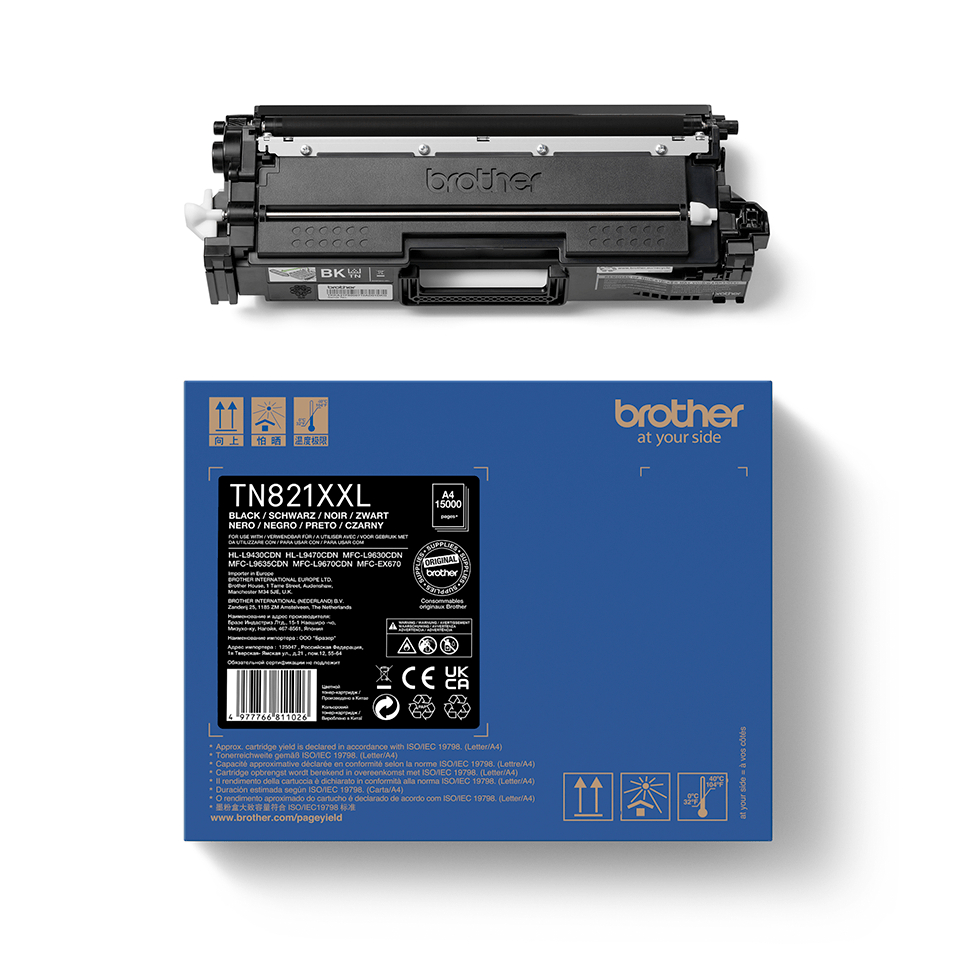 Brother Toner TN-821XXLBK schwarz 15000 Seiten HLL9430 70CDN 70CDNT 70CDNTT