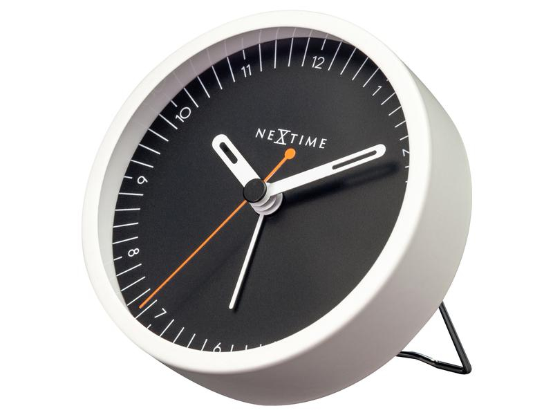 NeXtime Klassischer Wecker Small Schwarz/Weiss, Ausstattung: Zeit, Funktionen: Weckfunktion, Displaytyp: Analog, Detailfarbe: Schwarz, Weiss, Funksignal: Nein, Anzahl Zeitzonen: 1 ×