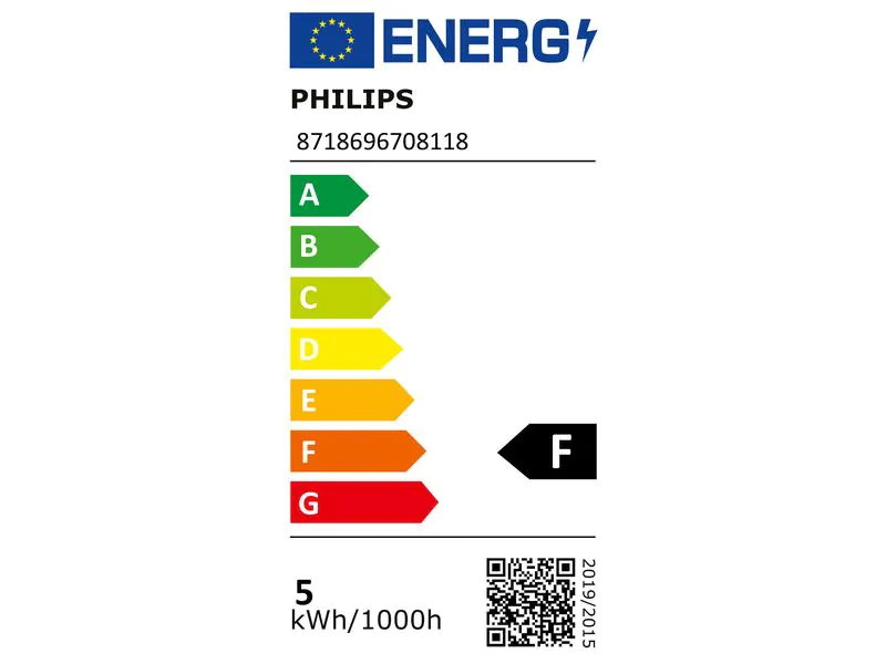 Philips Professional Lampe MAS LED spot VLE DT 4.9-50W GU10 927 36D, Gesamtleistung: 4.9 W, Lichtstrom: 355 lm, Lampensockel: GU10, Farbtemperatur Kelvin: 2200 bis 2700 K, Dimmbar, Leuchtmittel Technologie: LED, Geeignet für: Hochvolt, Lichtausbeute: 72