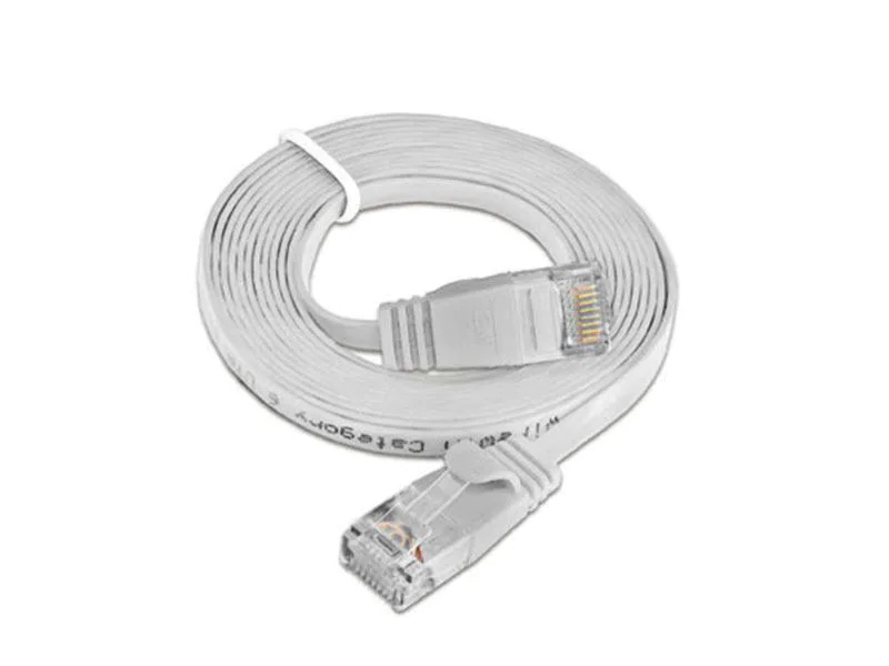 SLIM Slimpatchkabel Cat 6, UTP, 1.5 m, Weiss