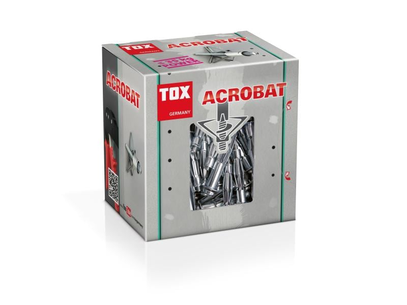 Tox-Dübel Hohlraumdübel Acrobat M8 x 68 mm, SW13, 25 Stück