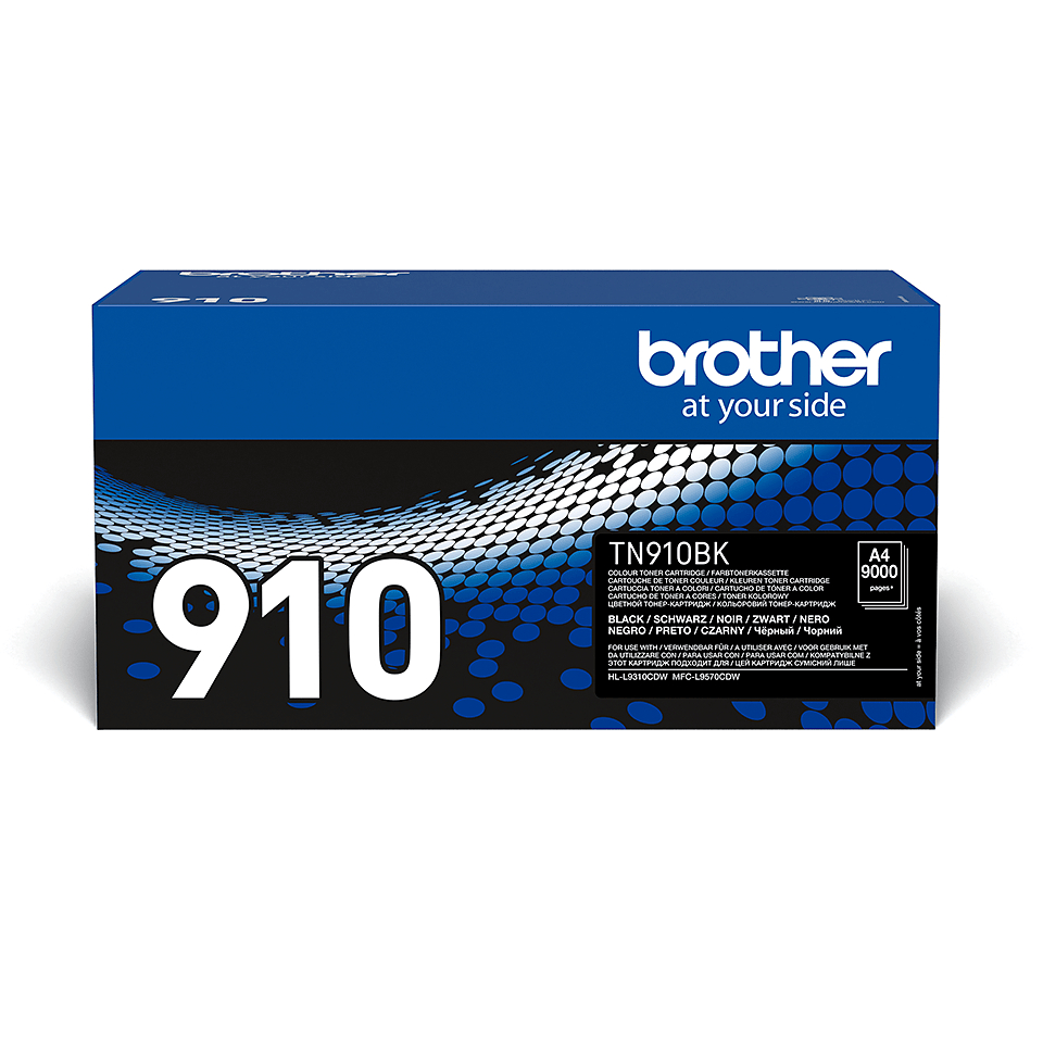 BROTHER TN910BK | 9000 Seiten BROTHER Tonerkassette, schwarz