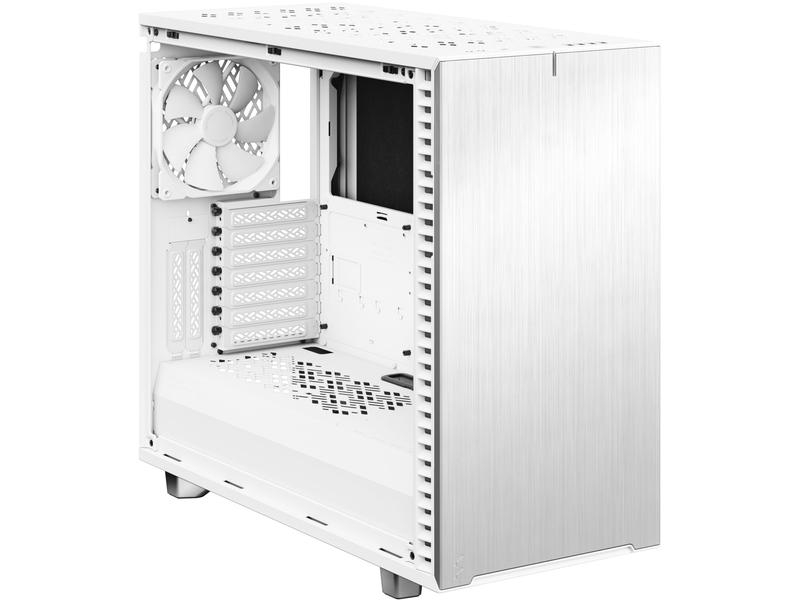 Fractal Design PC-Gehäuse Define 7 Weiss, Unterstützte Mainboards: E-ATX, ATX, Mini-ITX, Micro-ATX, Gehäuse Bauart: Mid-Tower, Detailfarbe: Weiss, Anzahl Lüfterplätze: 9, Sichtfenster: Nein, Netzteil vorinstalliert: Nein