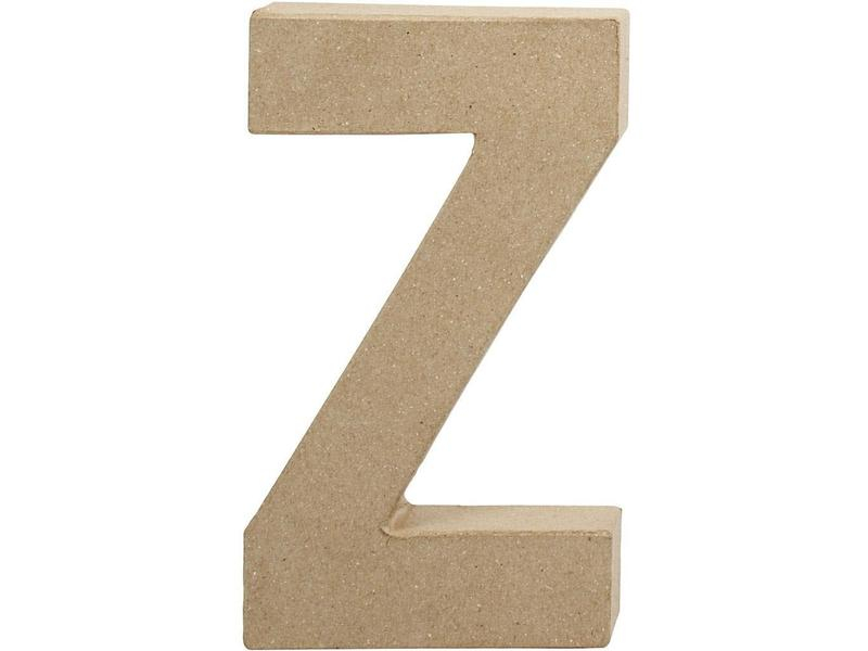 Creativ Company Papp-Buchstabe Z 20.2 cm, Verpackungseinheit: 1 Stück, Form: Z, Papp-Art: Papp-Buchstabe