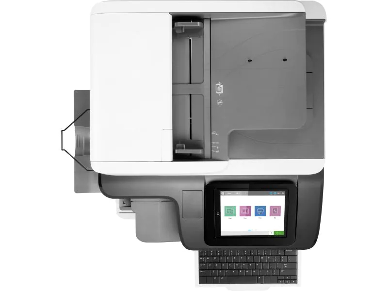 Hewlett-Packard HP LaserJet Enterprise Flow M776zs, Farblaser Drucker, A3, 46 Seiten pro Minute, Drucken, Scannen, Kopieren, Duplex und WLAN