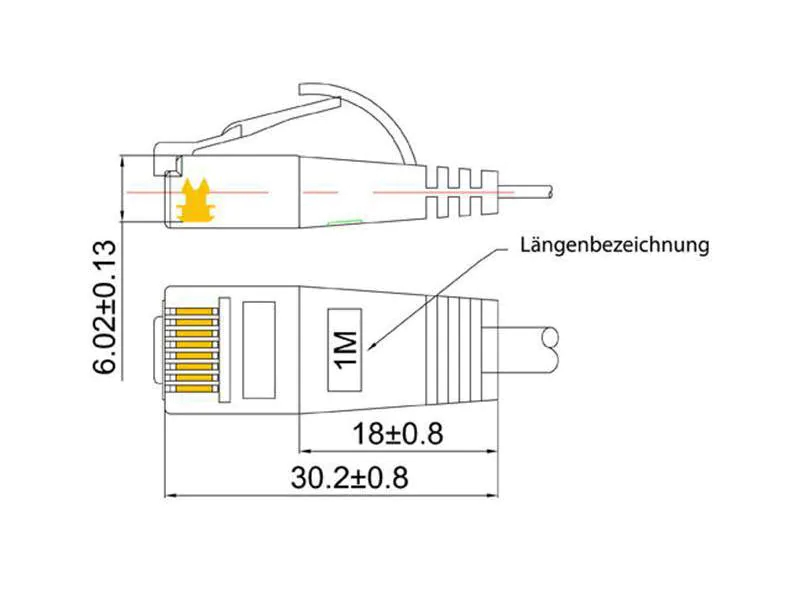 Wirewin Slimpatchkabel Cat 6, UTP, 0.1 m, Grau, Farbe: Grau, Form: Flach, Zusatzfunktionen: Mit Klinkenschutz, Längenaufdruck auf Stecker, Länge: 0.1 m, Anschlüsse LAN: RJ45 - RJ45, Produkttyp: Slimpatchkabel