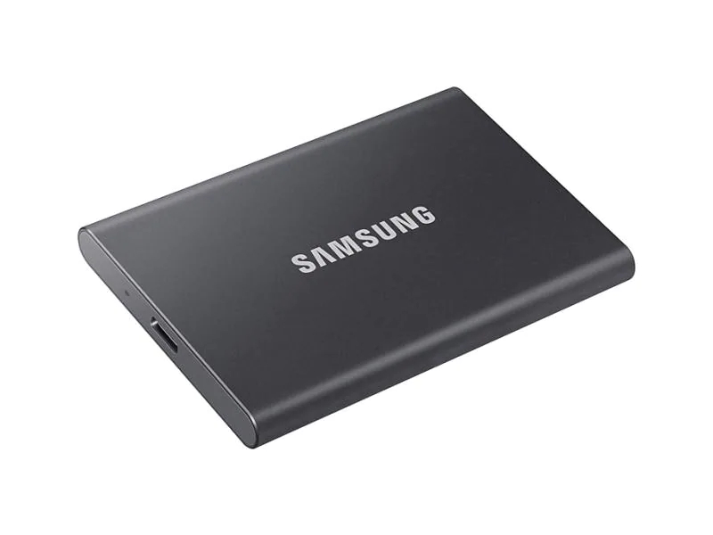 SAMSUNG MEMORY SSD Portable T7 500GB MU-PC500T/WW USB 3.1 Gen. 2 Titan Grey