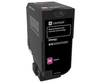 CORPORATE TONER CARTR MAGENTA Lexmark 74C2SME, Laser, Lexmark, CS72x, CX725, Magenta, Europe, Black  MSD