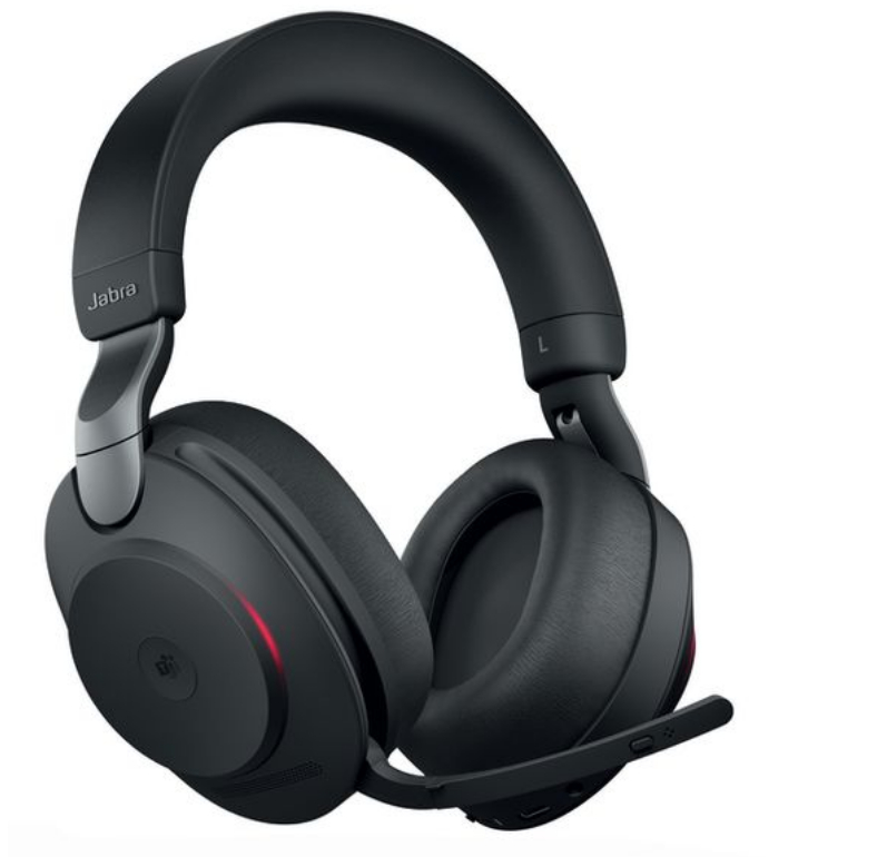 Jabra Headset Evolve2 85 DUO MS Schwarz, USB-A, Ausstattung Mikrofon: Ultra Noise Cancelling, Trageweise: Duo, Skype for Business, Verbindung zum Endgerät: Bluetooth; USB, Tragestil: Überkopfbügel, Trageform: Over-Ear, Geeignet für: Büro; Home Office