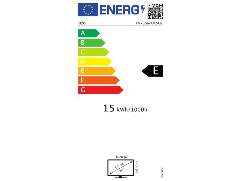 EIZO EV2430W-Swiss Edition, 24.1 Zoll LED, 1920 x 1200 Pixel Full HD, 16:10, DVI VGA USB, Schwarz