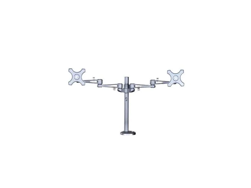 FPMA-D935DG 10-27"  NewStar Flatscreen Desk Mount (grommet) Silver